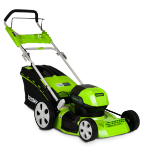 photo of green lawnmower