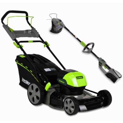 40V 18" Lawnmower & Line Trimmer Kit