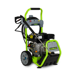 photo of green lawnmower