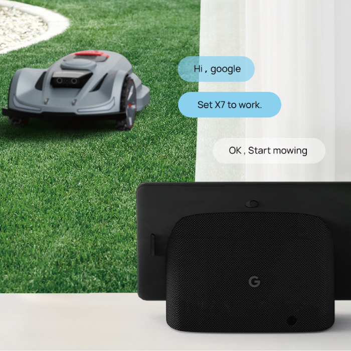 LawnMaster Robotic Mower Voice Control