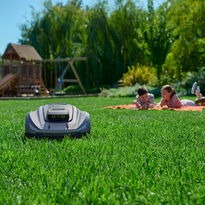 LawnMaster Robotic Mower Lifestyle